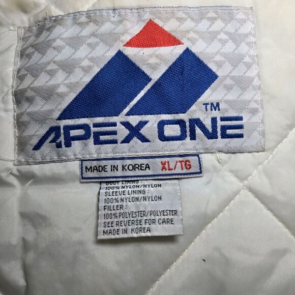 Vintage Apex One Varsity Miami Hurricanes Zip Up Windbreaker Jacket Size XL - Picture 6 of 9